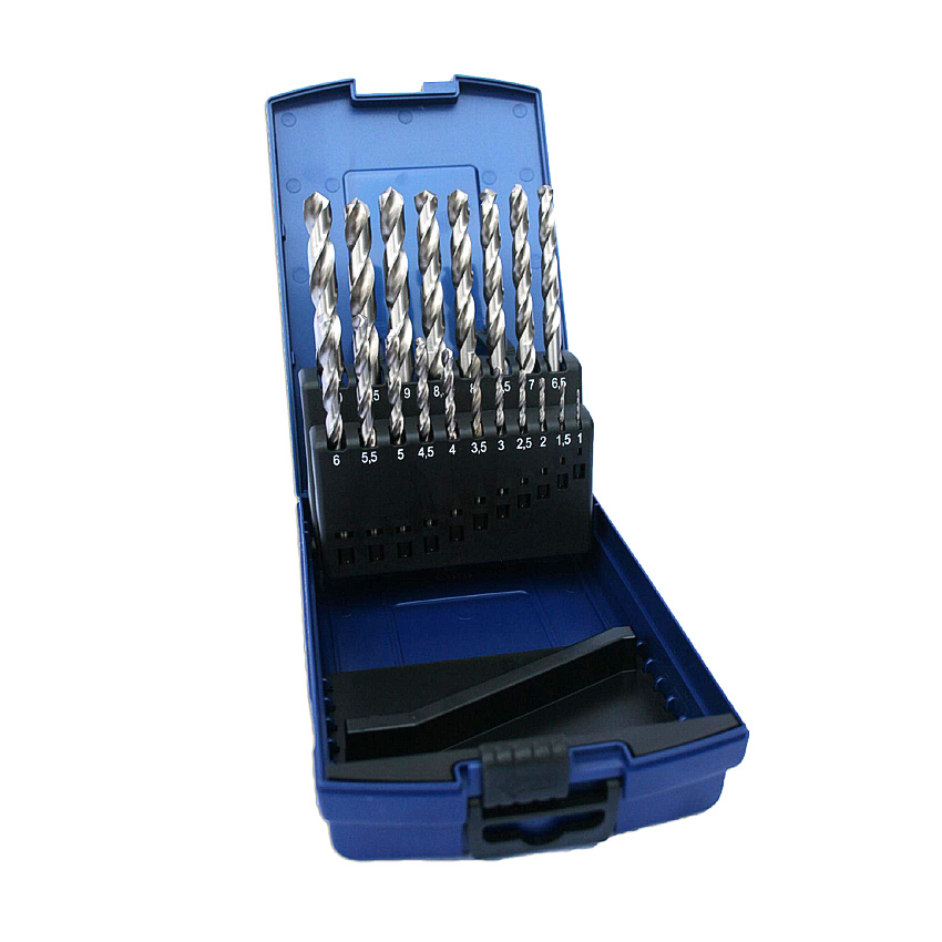 Vrtáky spirálové sada  HSS-GK-RATIOLINE, 19 dílná, PTG, vrták